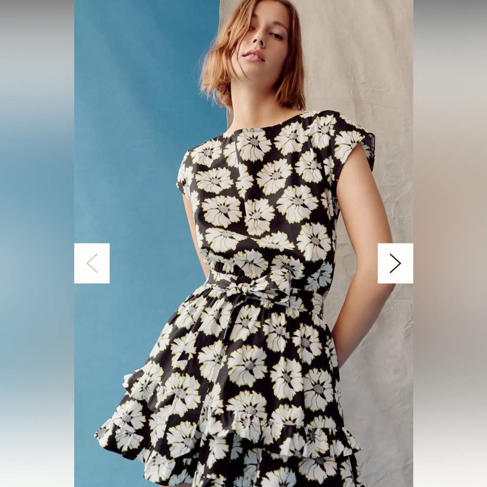 NWT Anthropologie Peter Som Mini Floral dress, size women’s large